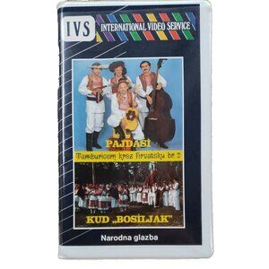 Croatia VHS Folk Music Video Songs Pajdasi Tamburicom Kroz Hrvatsku Narodna Vtg
